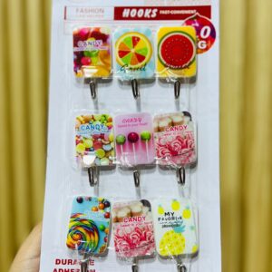 BLISTER DE 9 PERCHEROS CON DISEÑO   C-7701