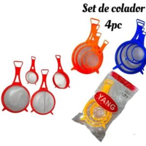 SET DE COLADOR DE 4 UNDS  C-7687