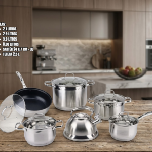 SET DE OLLAS X 12 PCS PREMIUN C-8666