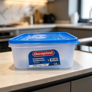 11040 CONTENEDOR ANTIDERANTE RECTANGULAR 1.6 L MEDIDA 24X16X6CM  C-9146